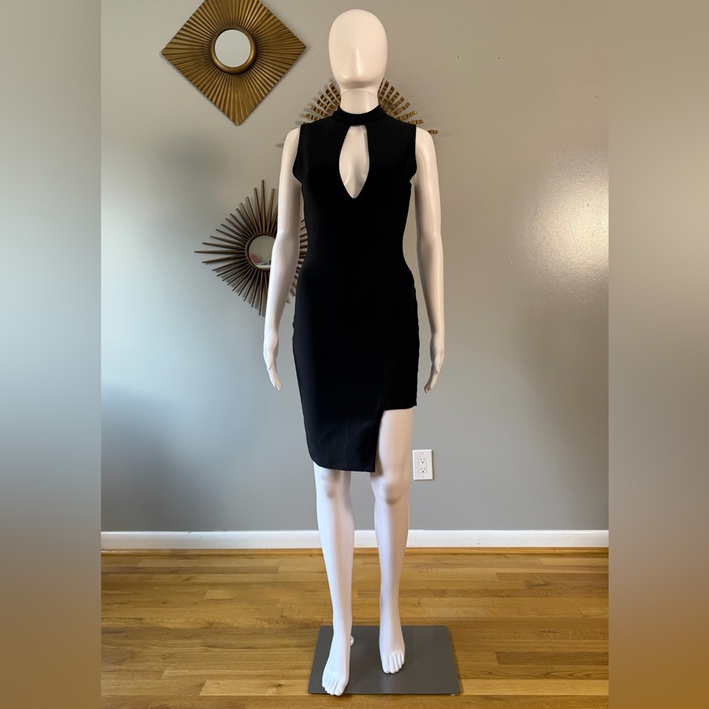 REVOLVE - Black Bandage Asymmetrical Dress